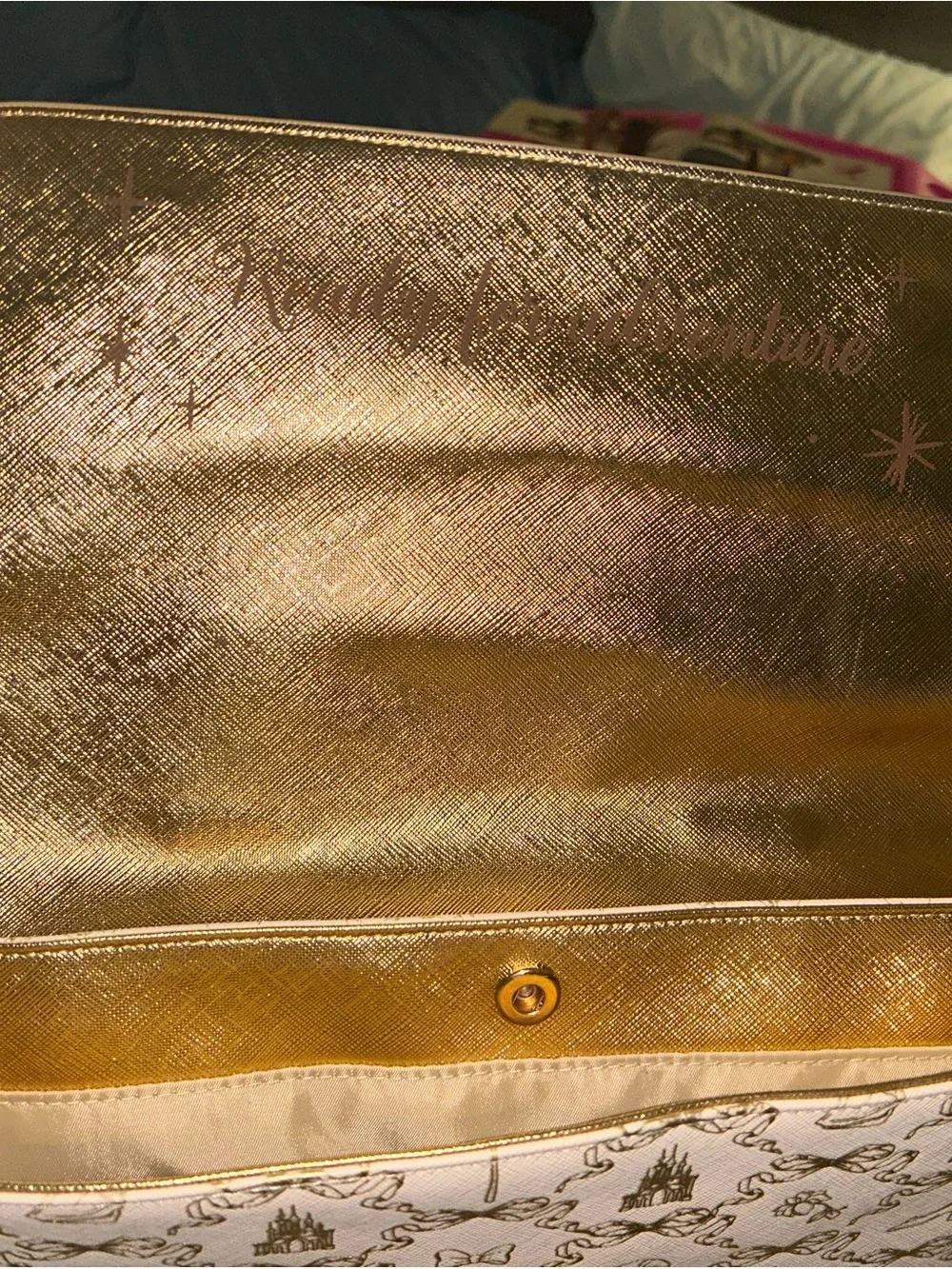 BNWOT Bath & Body Works Disney Tote with Gold Accents